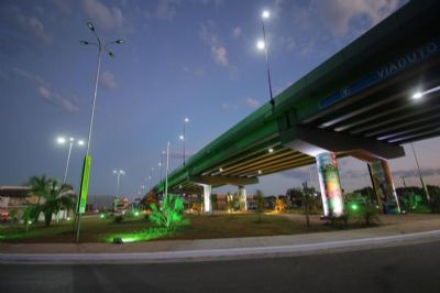 Com novo viaduto, prefeito 'acaba' com um dos maiores gargalos na mobilidade urbana de Cuiab