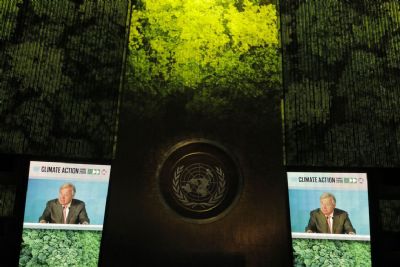 Secretrio da ONU pede mais esforo de pases emissores de gases