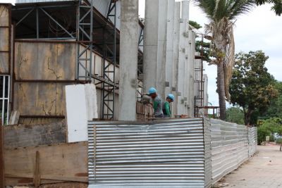 Obras na Vila Cuiabana entram na fase de levantamento das paredes de alvenaria