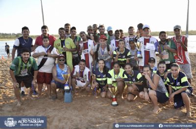 5 Torneio de Futebol de Areia  realizado com sucesso em Alto Taquari