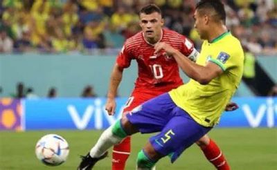 Brasil vence a Sua com gol de Casemiro por 1 a 0