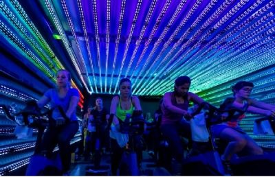'Sala dos sonhos' inaugurada nesta segunda transforma treino de ciclismo em experincia de superao