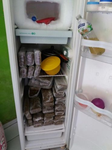 Menor  apreendido por esconder 50 kg de droga dentro de geladeira