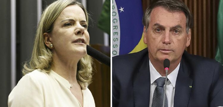TSE manda Gleisi Hoffmann apagar post que acusa Bolsonaro de ser mandante da morte de petista em MT
