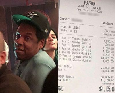 Jay-z gasta mais de 335 mil reais em noitada durante festa de amigo