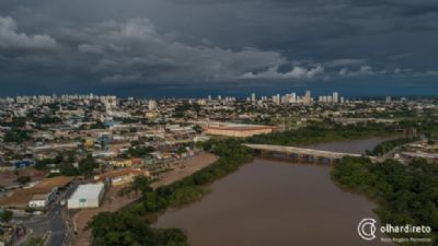 Cuiab e outras 19 cidades de MT tm risco de granizo, vendavais e tempestades; veja quais