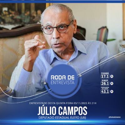 Roda de Entrevista recebe o ex-governador Jlio Campos
