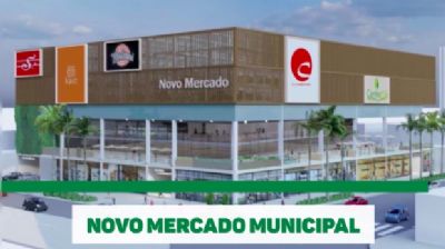 Prefeito promete entregar novo centro histrico com mercado municipal revitalizado em 2023