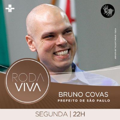 Bruno Covas ocupa o centro do Roda Viva