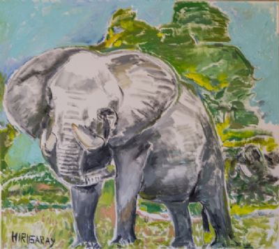 Leilo em prol do Santurio de Elefantes tem obras de Irigaray a Sophie Reitermann