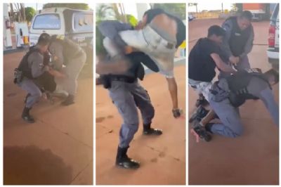 Homem leva tiro na perna ao resistir  abordagem policial em MT