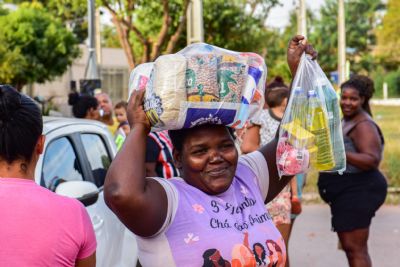 MT fecha etapa de atendimento com mais de 73 mil cestas de alimentos entregues