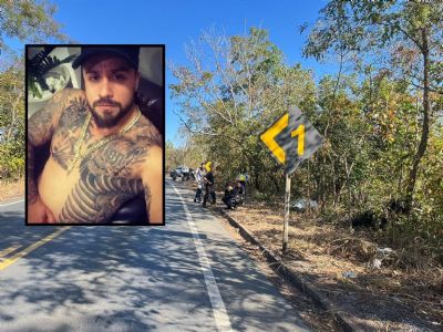 Motociclista morre em grave acidente na estrada de Chapada