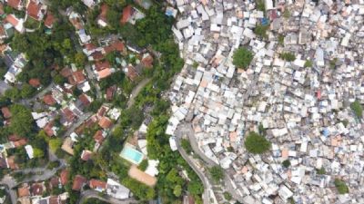 A desigualdade brasileira vista do alto em imagens impressionantes
