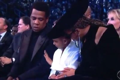 Filha de seis anos 'manda' Beyonc e Jay-Z pararem de bater palmas e momento viraliza no Grammy