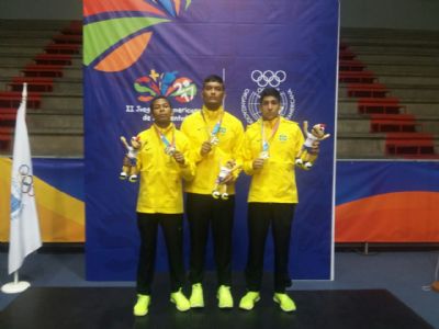 Mato-grossenses conquistam ouro no primeiro dia do wrestling nos Jogos Sul-americanos da Juventude