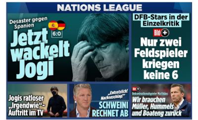 Jornal da Alemanha diz que Joachim Lw balana no cargo da seleo aps 6 a 0