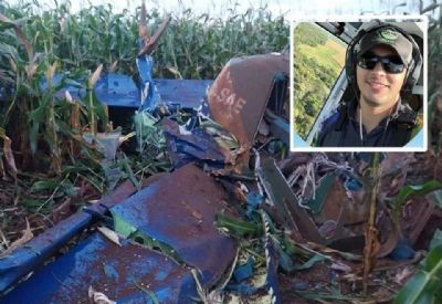 ​Empresrio morre aps avio agrcola que ele pilotava cair em fazenda em MT
