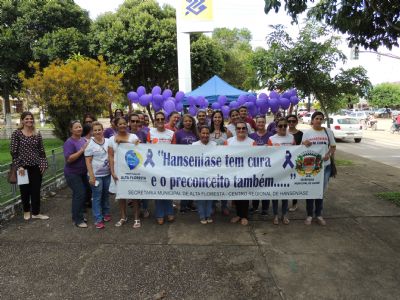 Janeiro Roxo: Unidades de sade promovem aes de preveno  hansenase