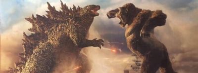 Personagens se enfrentam em primeira imagem oficial do longa Goodzilla vs King Kong