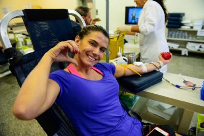 MT Hemocentro faz campanhas de coleta de doao voluntria de sangue em Agosto