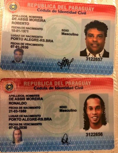 Ronaldinho Gacho  investigado por suspeita de uso de passaporte falso no Paraguai