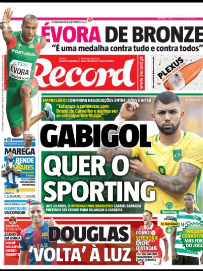 Empresrio diz que Gabigol quer jogar no Sporting, que negocia com a Inter