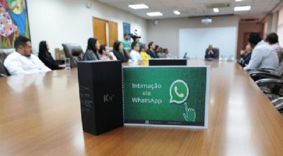 Juizados de Cuiab e Vrzea Grande comeam a intimar cidados pelo WhatsApp