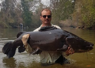 Pescador fisga ja de aproximadamente 70 kg em rio de Mato Grosso