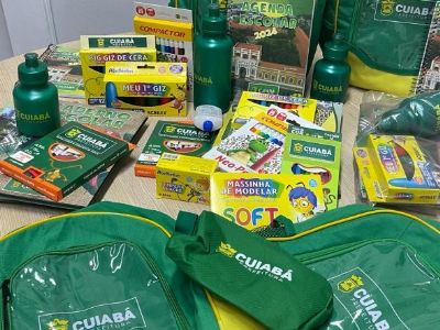 Cuiab inicia entrega de materiais escolares nas unidades que atendem a Educao Infantil