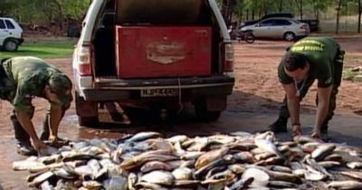Sema e PM realizam operao para coibir pesca ilegal em MT