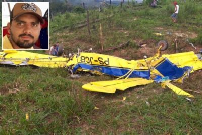 Piloto morre em queda de avio em fazenda em MT