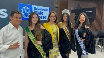 ​Primeira-dama de MT parabeniza vencedoras do tradicional concurso Miss MT Estudantil