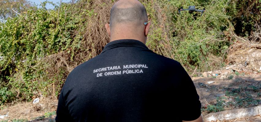 Drones refor�am fiscaliza��o de terrenos para prevenir queimadas em Cuiab�