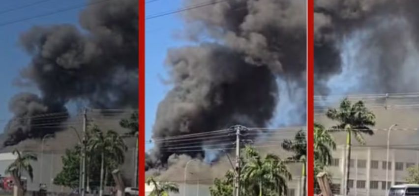 Pr�dio do IFMT pega fogo e destr�i biblioteca e almoxarifado em MT