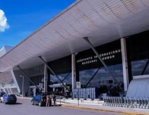 Pneu de avi�o estoura durante pouso e afeta seis voos no Aeroporto Marechal Rondon, em V�rzea Grande (MT)