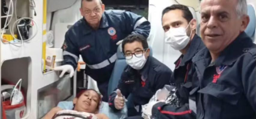 Beb� nasce em ambul�ncia durante trajeto para hospital em Presidente Prudente