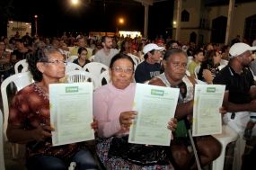 Prefeitura entrega hoje t�tulos de posse definitivos aos moradores do Novo Colorado