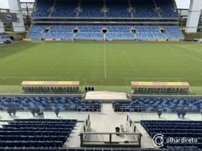 Governo estuda colocar grama sint�tica na Arena Pantanal