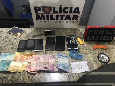 PM prende 22 pessoas por tr�fico em cidades de MT