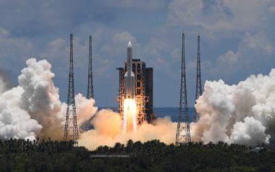 China lan�a espa�onave para sua primeira miss�o em Marte