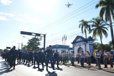 ​Pol�cia Militar troca comando de tr�s Batalh�es de Cuiab�