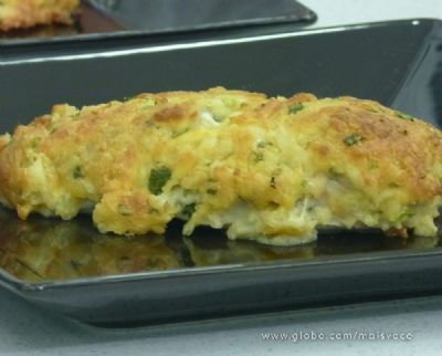 Frango com Crosta de Queijo...Uma delicia!