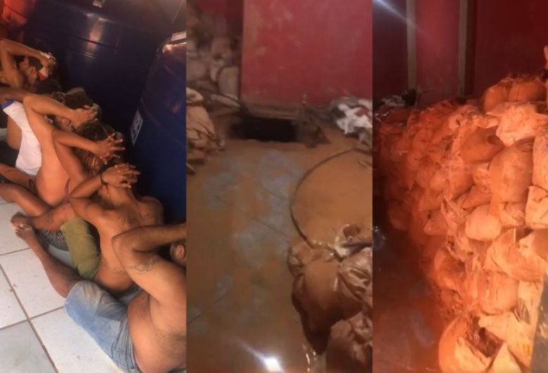 Pol�cia descobre t�nel perto da PCE; doze pessoas s�o presas