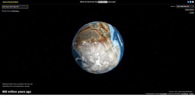 Esse mapa mostra onde a sua cidade estava na Terra milh�es de anos atr�s