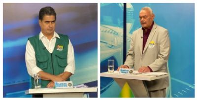 Em momento mais quente do debate, Fran�a e Emanuel trocam acusa��es e �udio � cortado