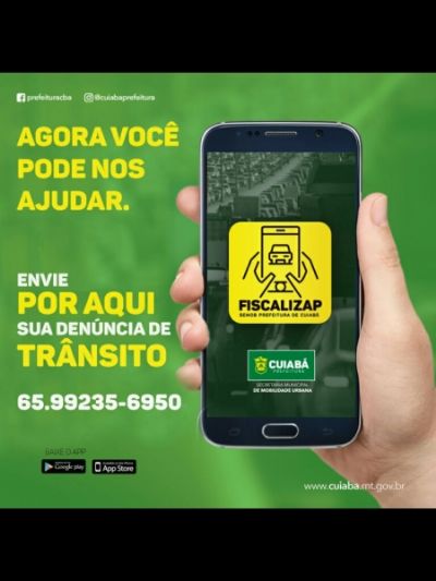 Prefeitura de Cuiab� testa aplicativo para que a popula��o denuncie irregularidades no tr�nsito