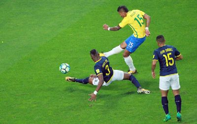 Sele��o vence Equador e j� garante sua melhor campanha pelas eliminat�rias