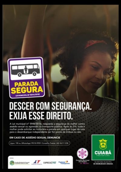 Semob promove campanha de combate ao ass�dio sexual no transporte coletivo