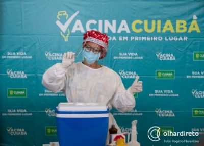Cuiab� ultrapassa a marca de dez mil vacinados contra a Covid-19